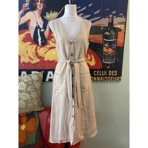 Oysho linen dress
